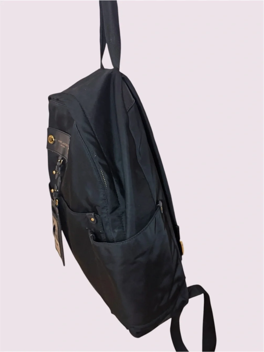 Marc Jacobs Black Nylon Medium Sized Backpack